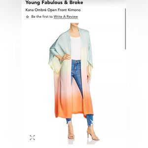 YOUNG FABULOUS & BROKE Kana Ombré Kimono